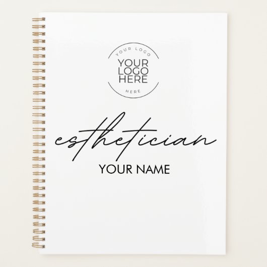 Esthetician Notebook - Personalized Gift Planner (Voorkant)
