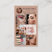 Esthetician Photo Feed Boho Social Media QR Code Visitekaartje (Achterkant)