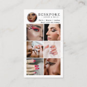 Esthetician Photo Feed Grid Social Media QR Code  Visitekaartje (Achterkant)