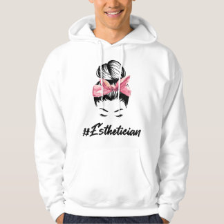 Esthetician rommelige knot hoofdband Aesthetician Hoodie