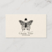 Esthetician Skincare Butterfly Logo Visitekaartje (Voorkant)