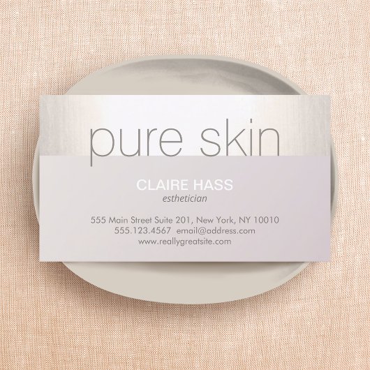 Esthetician Spa Salon Visitekaartje