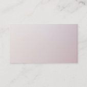 Esthetician Spa Salon Visitekaartje (Achterkant)