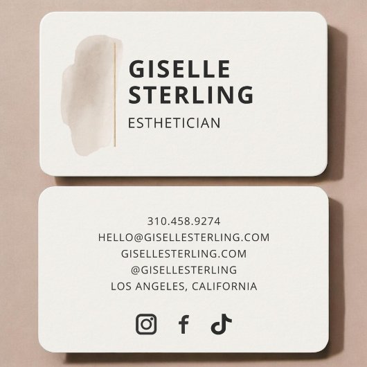 Esthetician  visitekaartje