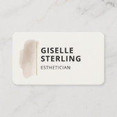 Esthetician  visitekaartje (Voorkant)