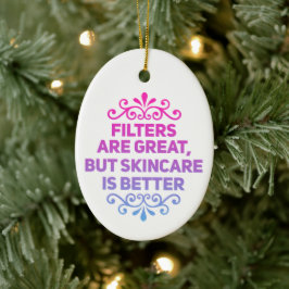 estheticidehuidverzorging keramisch ornament