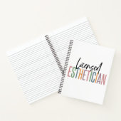 Estheticien Cosmetoloog Beautician met vergunning Notitieboek (Binnen)