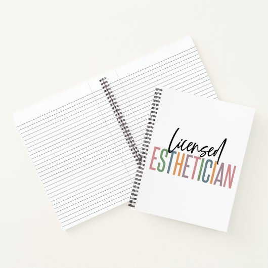 Estheticien Cosmetoloog Beautician met vergunning Notitieboek (Binnen)