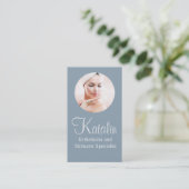 Estheticien en Skincare Specialist Visitekaartje (Staand voorkant)