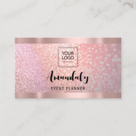 estheticien Lash Nails Hair QR CodeLogo Roos Roze Visitekaartje