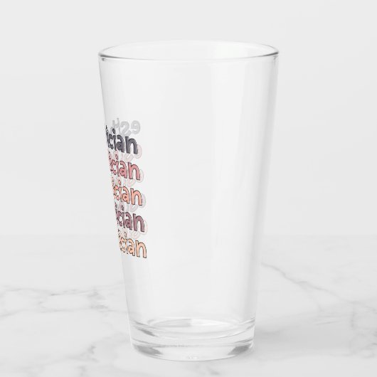 Estheticiste Cosmetoloog Beauticicien Cute Glas (Links)