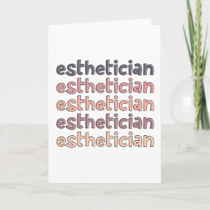 Estheticiste Cosmetoloog Beauticicien Cute Kaart