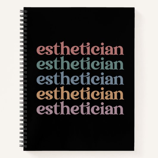 Estheticiste Cosmetoloog Beauticien make-up kunste Notitieboek (Voorkant)