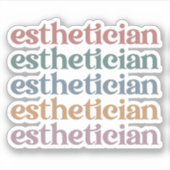 Estheticiste Cosmetoloog Beauticien make-up kunste Sticker (Voorkant)