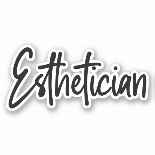 Estheticiste Cosmetoloog Beauticien make-up kunste Sticker (Voorkant)