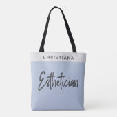 Estheticiste Cosmetoloog Beauticien make-up kunste Tote Bag (Achterkant)