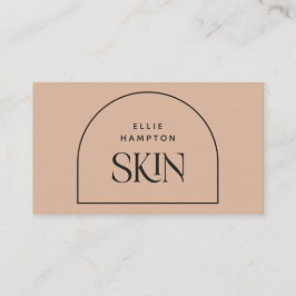 Estheticiste minimalist Blush Arch Beauty Cosmetic Visitekaartje