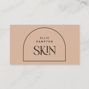 Estheticiste minimalist Blush Arch Beauty Cosmetic Visitekaartje