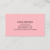 Estheticiste Skincare Specialist Visitekaartje (Achterkant)