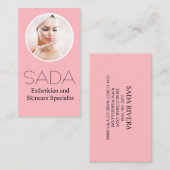 Estheticiste Skincare Specialist Visitekaartje (Voorkant / Achterkant)