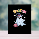 Estheticus Botox Halloween Esthetische Verpleegste Acryl Bord (Neutraal)