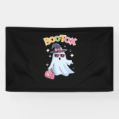 Estheticus Botox Halloween Esthetische Verpleegste Spandoek (Horizontaal)