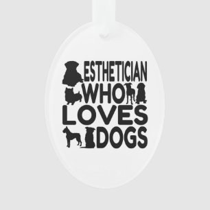 Estheticus die van honden houdt ornament