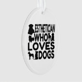 Estheticus die van honden houdt ornament (voorkant)