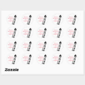 Estheticus Geen goochelaar Ronde Sticker (Vel)