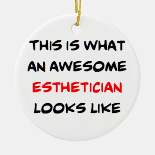 estheticus, geweldige keramisch ornament (Voorkant)