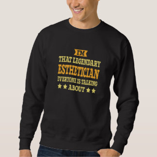Estheticus job Title Employee Funny Worker Esthet Trui