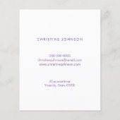 estheticus kleurrijke faux glitter flyer (Achterkant)