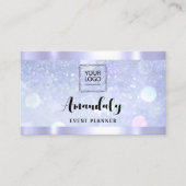 Estheticus Lash Nails Hair QR Code BlueFrame Visitekaartje (Voorkant)