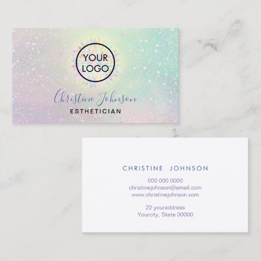 estheticus logo visitekaartje (Voorkant / Achterkant)