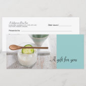 estheticus of Day Spa Cadeaubonnen (Voorkant / Achterkant)