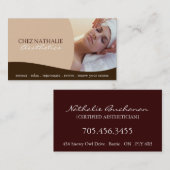 estheticus ~ Visitekaartje (Voorkant / Achterkant)