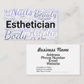 Estheticus Visitekaartje (Voorkant / Achterkant)