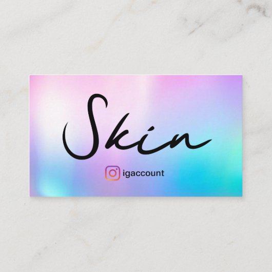 Estheticus Visitekaartje (Achterkant)