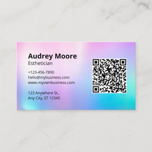 Estheticus Visitekaartje (Voorkant)