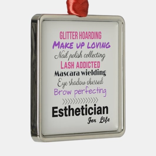 Estheticus voor het leven metalen ornament (Rechts)