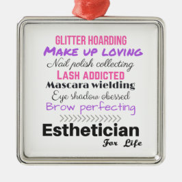 Estheticus voor het leven metalen ornament