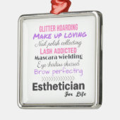 Estheticus voor het leven metalen ornament (Links)