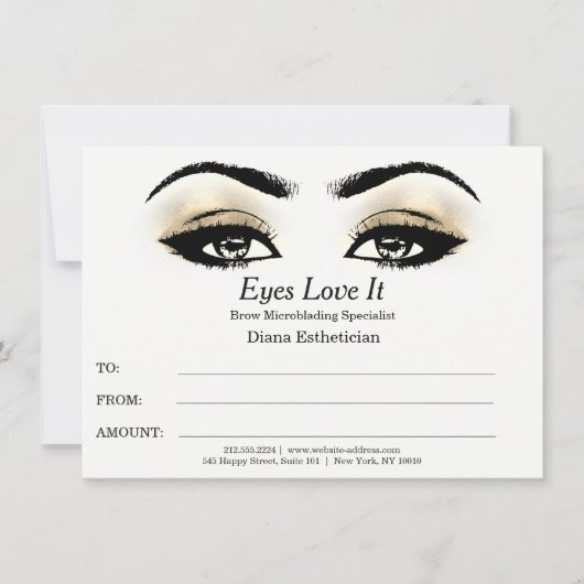 Estheticus Wimpers Schoonheid Make-up Certificaat  (Voorkant)
