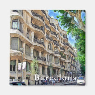 Esthetiek. Balkons. Casa Mila. Magneet