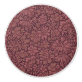  esthetiek over bloemenprint keramische knop (Voorkant)