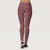 esthetiek over bloemenprint leggings (Achterkant)
