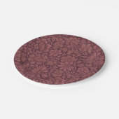  esthetiek over bloemenprint papieren bordje (Gekanteld)