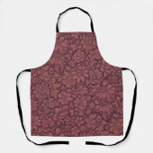 esthetiek over bloemenprint schort (Voorkant)