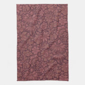  esthetiek over bloemenprint theedoek (Verticaal)