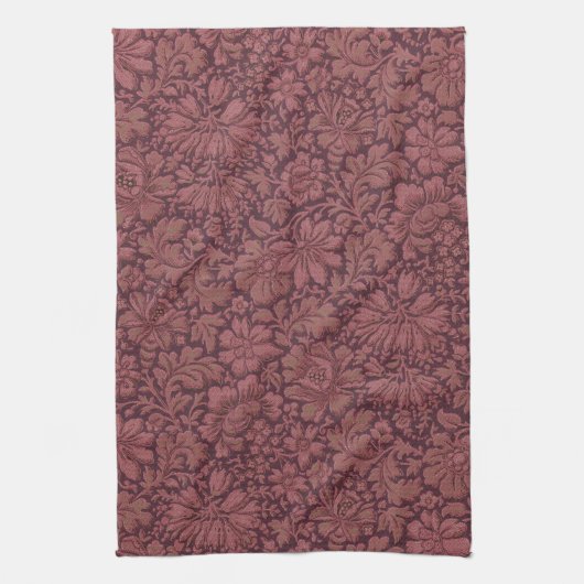  esthetiek over bloemenprint theedoek (Verticaal)